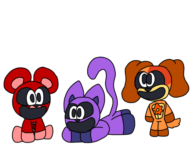 Redesigning plushie drawings style