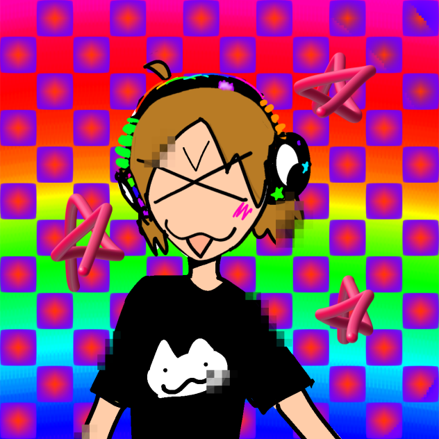 tried drawing myself in my style😥😥