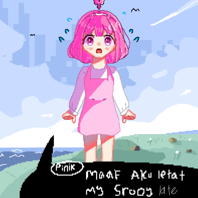 pixel art pinku❤️❤️