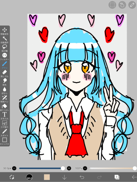 はみ出し絵