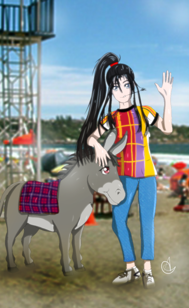 Wei WuXian as 'Juan Burro'