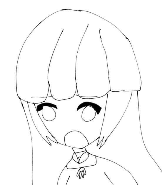 かわいい明美い Cute Akemii (lineart リニアット)