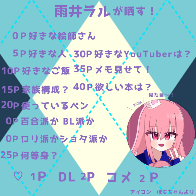 久しぶりに晒していく！！