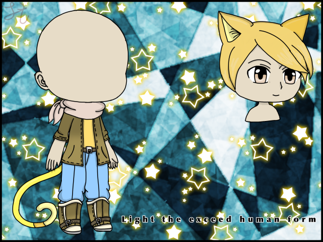 light the exceed human form