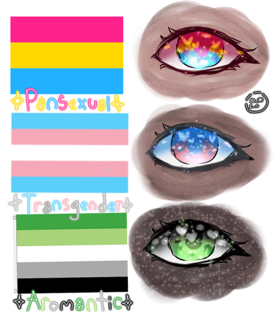 LGBTQ+ Flags as Eyes 6