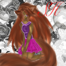 I tried my best wolf-girl