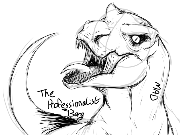 Here, I drew that t.rex