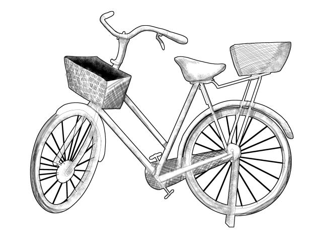 bicycle stamp