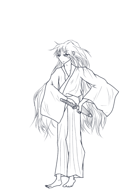 和装男子