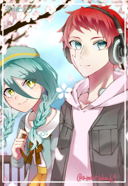 春なんでお花見　オリキャラ達