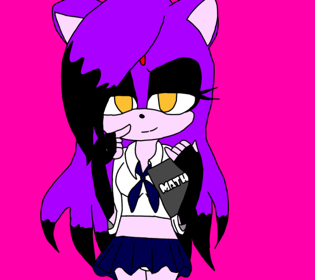 School Blaze The Cat(Punk Version)
