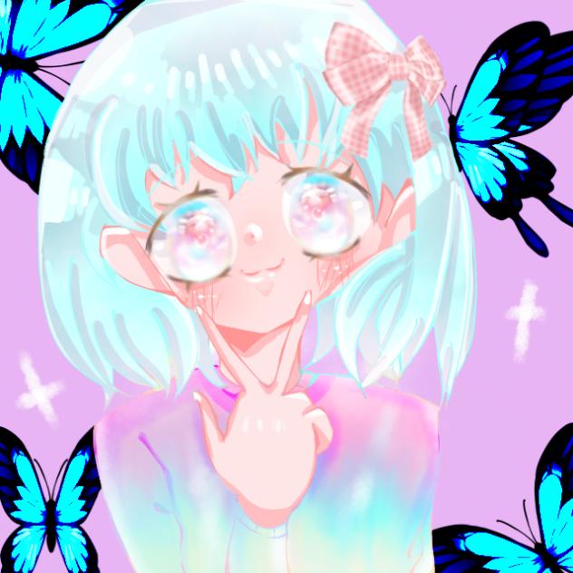 おメメ　パチパチ