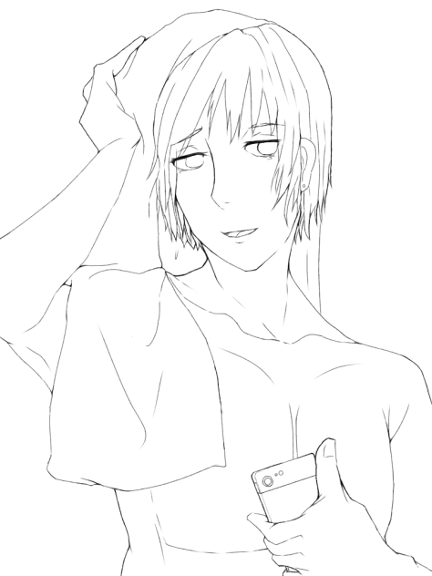 男の子 線画