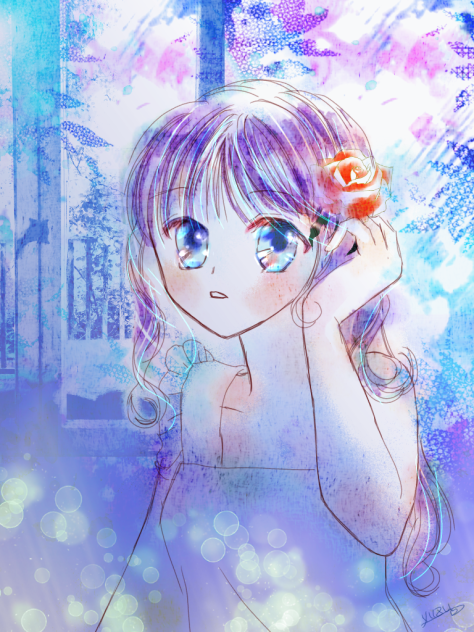 なんちゃって水彩塗り