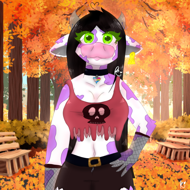 💕💕Luna is so beautiful in the fall 🍂🍂