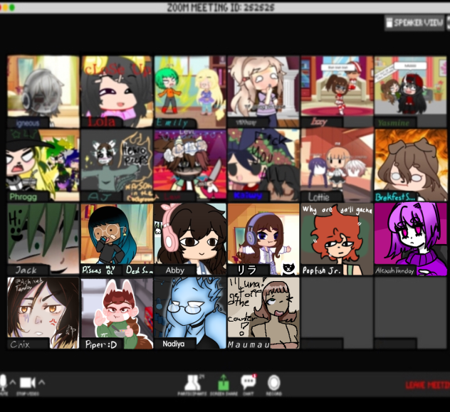 Zoom call collab!