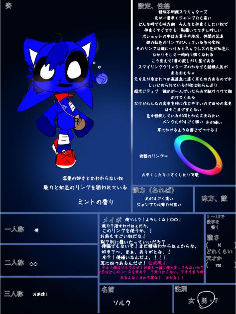 ソルクくんをスマイリングクリッターズ化！