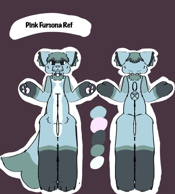 My fursona ref sheet