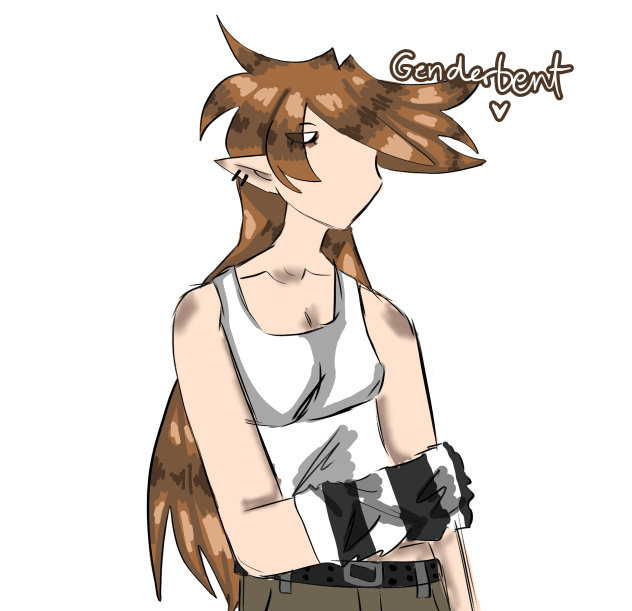 GENDERBENT BUT NOW ITS HIS SISTER
