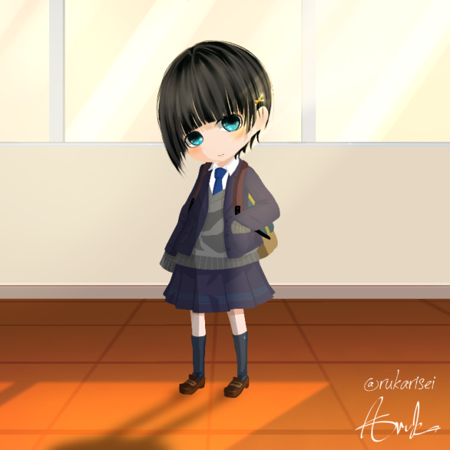 ポケランアバター風女の子