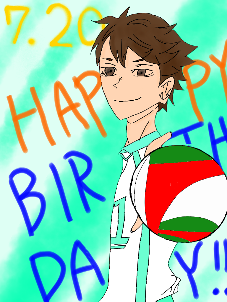 及川さんⓗⓐⓟⓟⓨ ⓑⓘⓡⓣⓗⓓⓐⓨ♡ ibisPaint