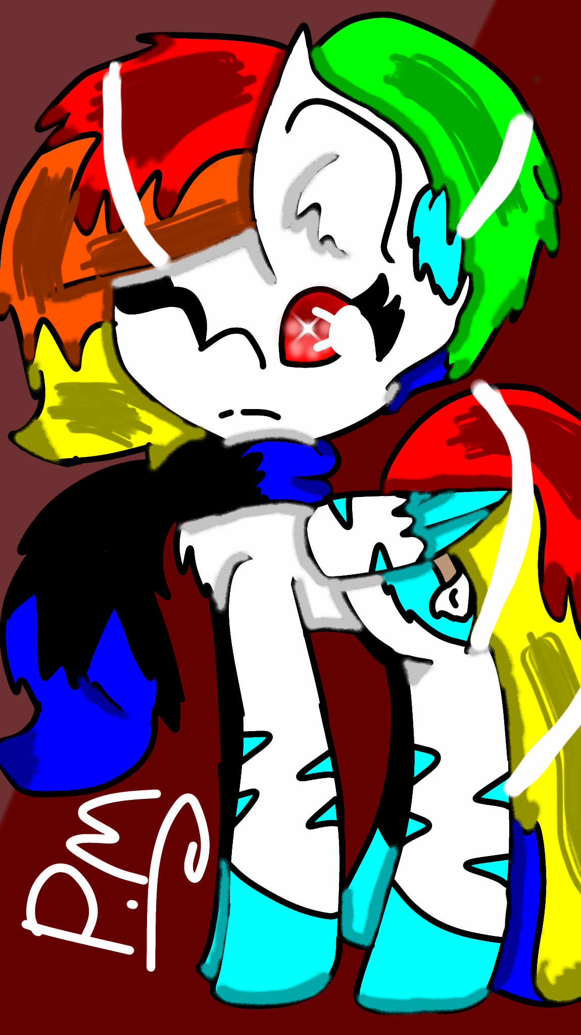 my oc- rainbow draws- - ibisPaint
