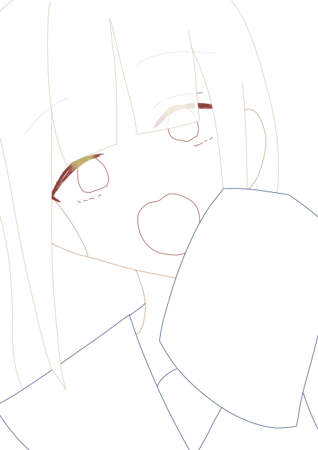 線画！