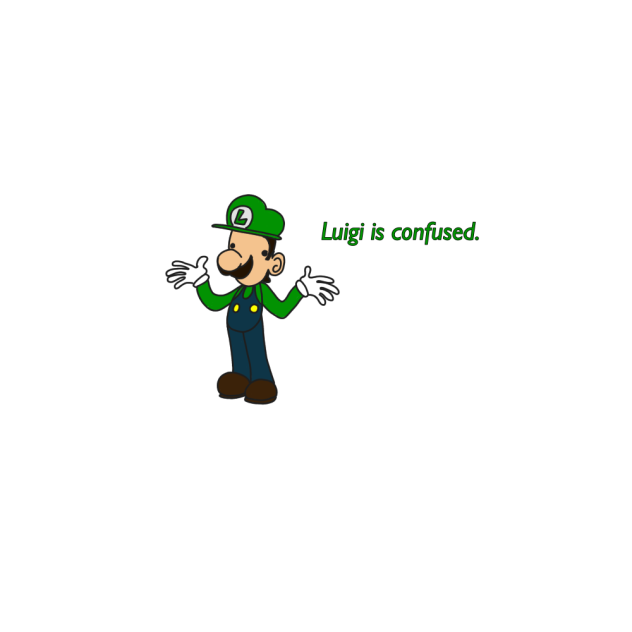 Luigi is confused - ibisPaint