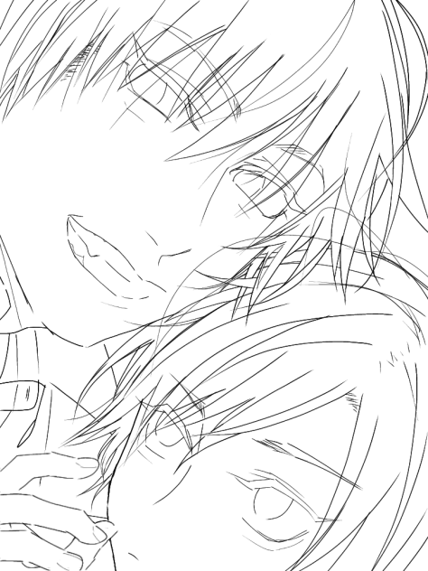 らくがき線画　wip