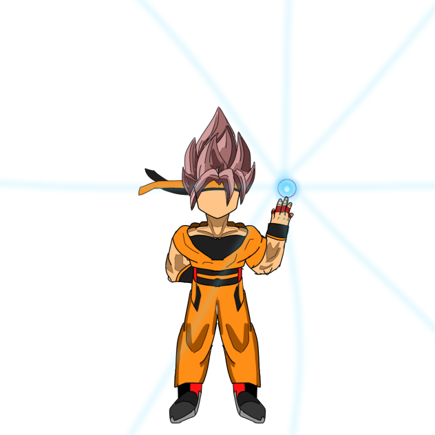 Matthew as a Saiyan an Normal Saiyan