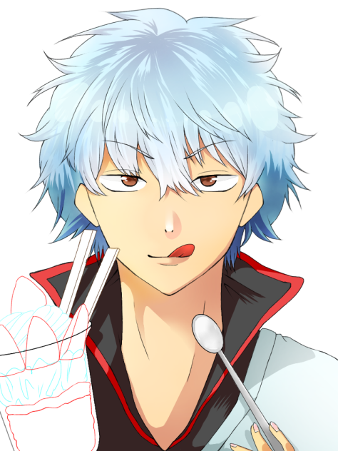 塗りかけ銀さん