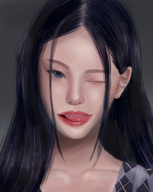 HAERIN fanart [NewJeans]