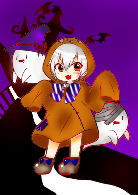 線画借りました！  まふまふ