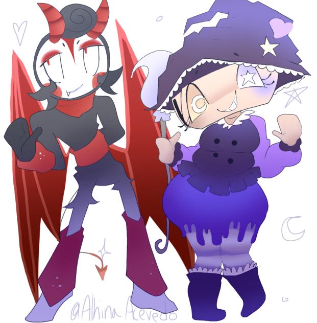 Shelly and Glisten Halloween skins!