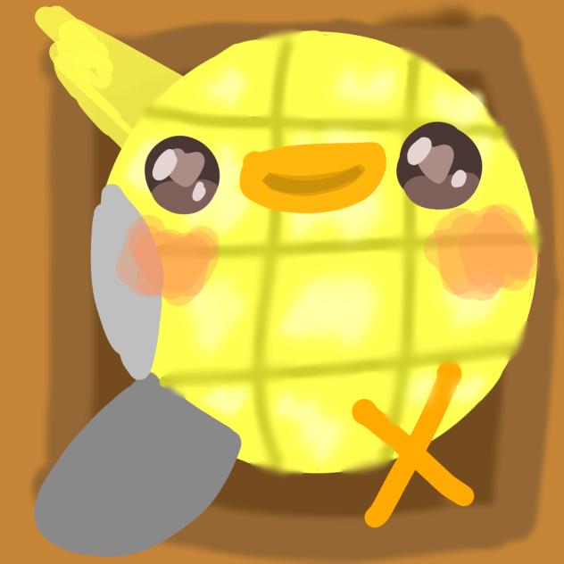 落書きインコメロンパン