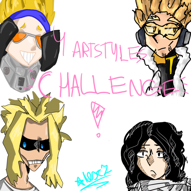4 artstyles challenge!