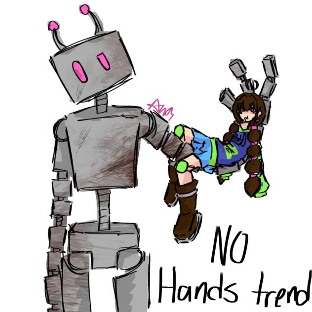 No hands trend but I can’t animate