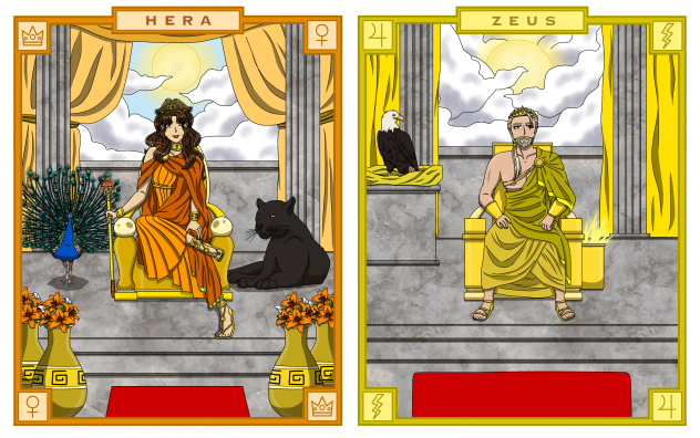Hera and Zeus [Speedpaint]