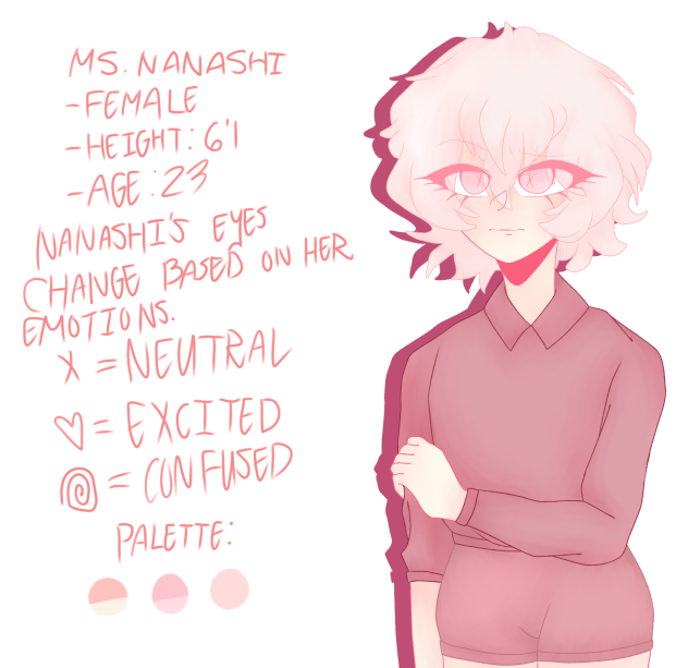 Reference Sheet for Miss No-Name