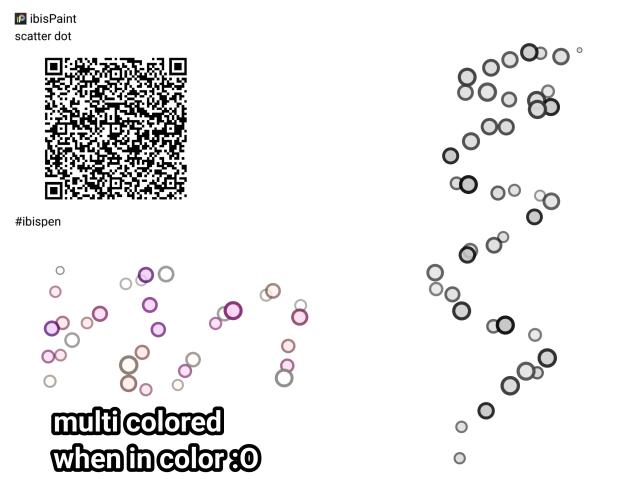 Scatter Dot pen i made