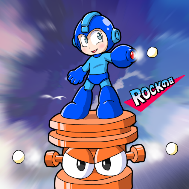 ロックマンとフットホールダー