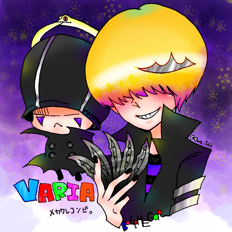 マーモンとベルフェゴール Ibispaint