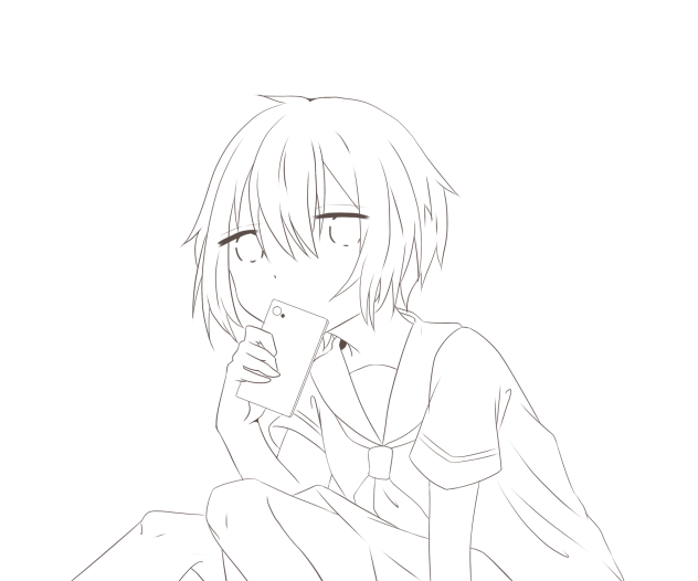 セーラーくん 線画