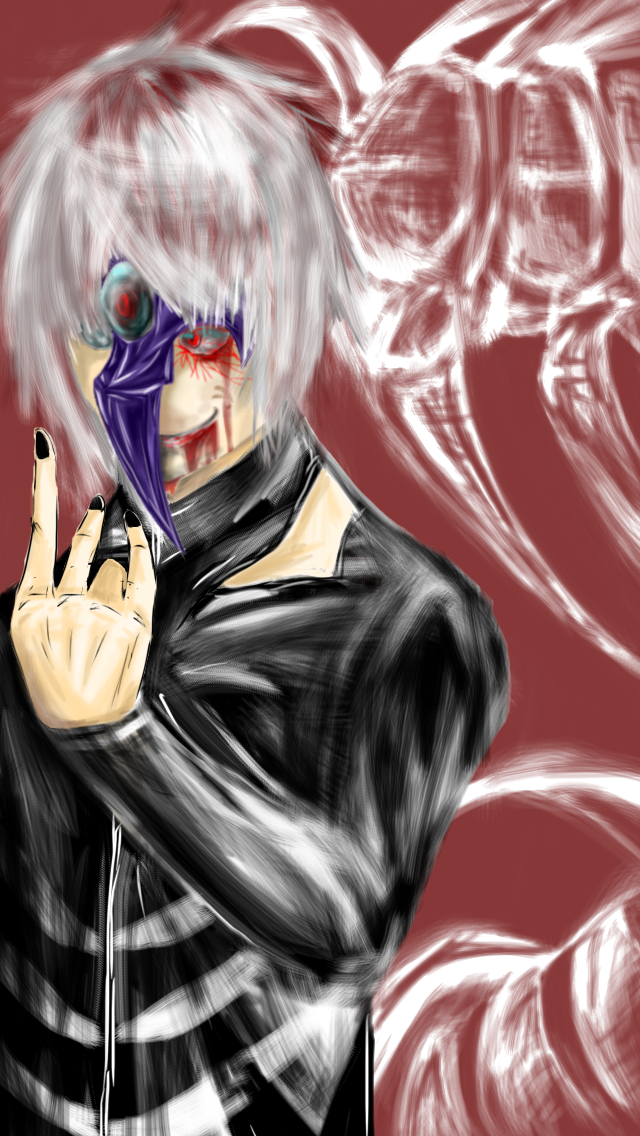 東京グール ムカデカネキ Ibispaint