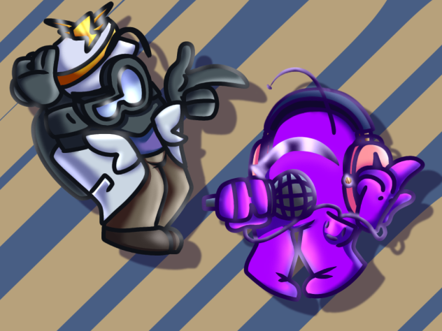 2 very sussy astronauts