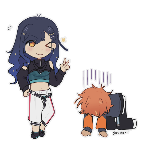 An and Akito!