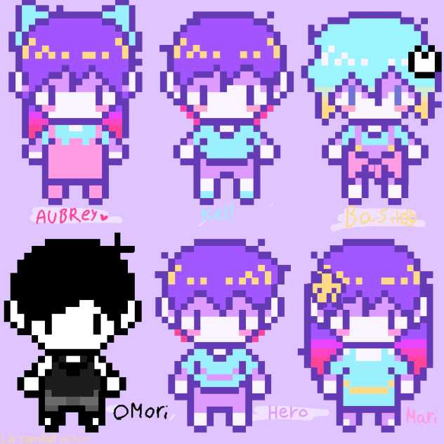 Omori Pixelart au!!(Only one culprit hs)