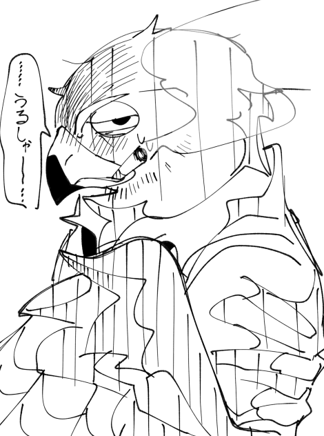 やさぐれ鷹中年