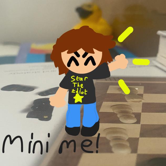 It’s a mini me ;33