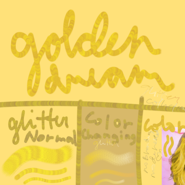Golden Dream Glitter Collection Album